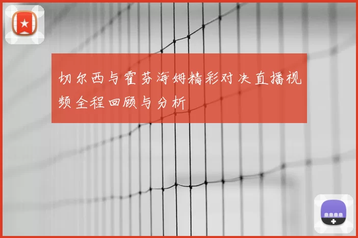 切尔西与霍芬海姆精彩对决直播视频全程回顾与分析