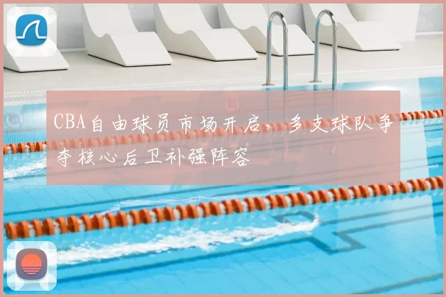 CBA自由球员市场开启，多支球队争夺核心后卫补强阵容